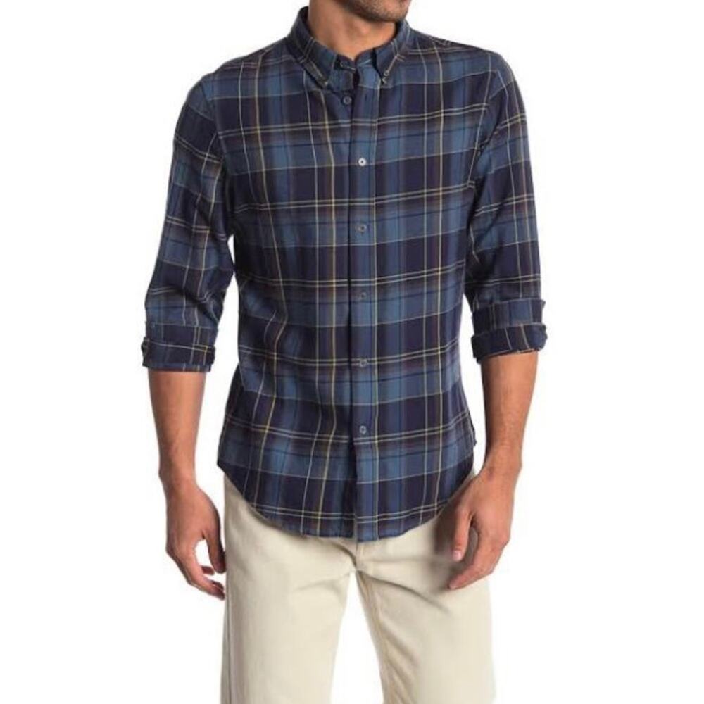 Slate and Stone Plaid Regular Fit Flannel Shirt XL
